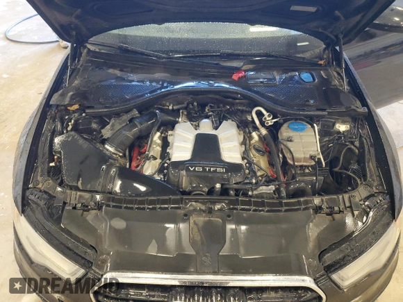 2015 Audi A6 3.0T Prestige with VIN WAUHGAFC4FN016846, listed as a Copart auction lot 46634795 with 121,347 mi miles and Clean Title. Bid and sale history available at carsss.com. Image 11.