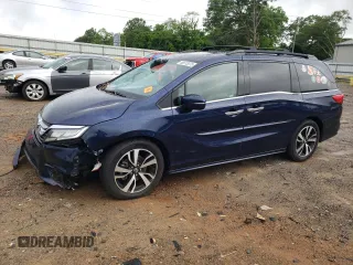 2018 Honda Odyssey Elite z VIN 5FNRL6H93JB078344, wystawiony jako Copart lot #56513075 z przebiegiem 50 732 mil mil oraz Szkoda całkowita • Salvage title. Historia ofert i sprzedaży dostępna na DreamBid. Obrazek 1.