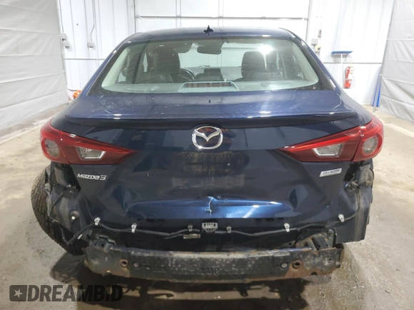 2018 Mazda 3 Grand Touring with VIN 3MZBN1W3XJM213129, listed as a Copart auction lot 50011175 with 95,518 mi miles and Salvage Title. Bid and sale history available at DreamBid. Image 6.