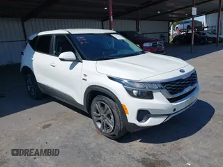 2021 Kia Seltos LX with VIN KNDEPCAA5M7123798, listed as a IAAI auction lot 42477354 with 79,968 mi miles and . Bid and sale history available at DreamBid. Image 1.
