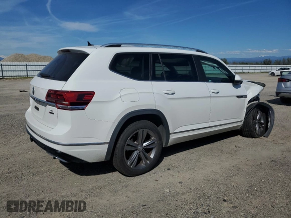 2019 Volkswagen Atlas SE z VIN 1V2XR2CA6KC608609, wystawiony jako Copart lot #50604625 z przebiegiem 56 778 mil mil oraz Szkoda całkowita • Salvage title. Historia ofert i sprzedaży dostępna na DreamBid. Obrazek 3.