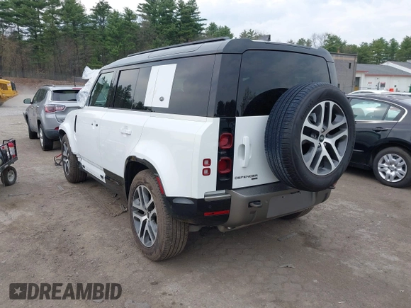2023 Land Rover Defender X-Dynamic SE with VIN SALE2EEU5P2171679, listed as a IAAI auction lot 42083228 with 14,759 mi miles and . Bid and sale history available at DreamBid. Image 3.