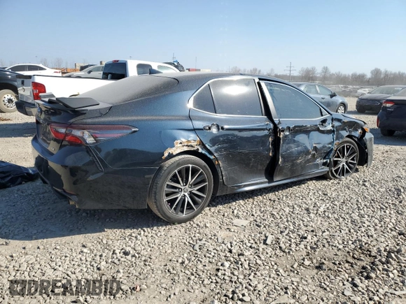 2021 Toyota Camry SE Nightshade with VIN 4T1G11AK4MU412661, listed as a Copart auction lot 48388285 with 79,314 mi miles and Salvage Title. Bid and sale history available at carsss.com. Image 3.