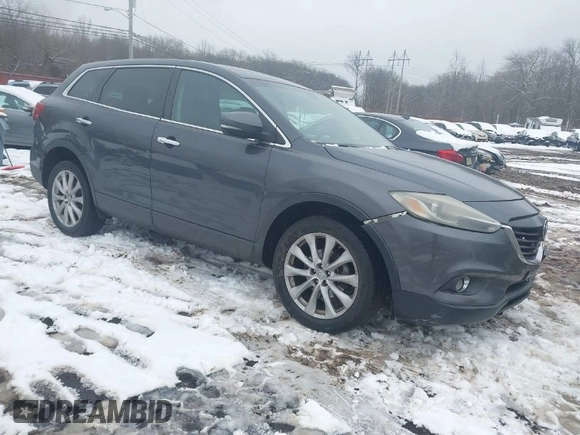 2014 Mazda CX-9 Grand Touring with VIN JM3TB3DV9E0440506, listed as a IAAI auction lot 41537718 with 217,299 mi miles and . Bid and sale history available at DreamBid. Image 1.
