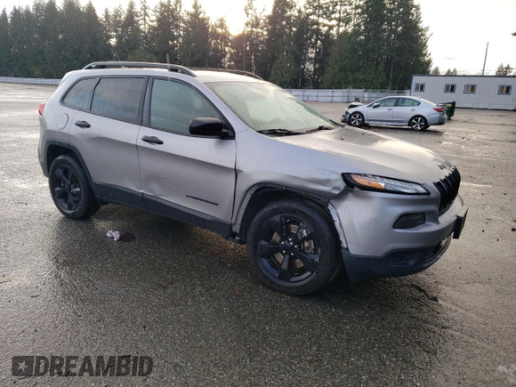 2016 Jeep Cherokee Altitude with VIN 1C4PJMAB1GW309776, listed as a Copart auction lot 81203204 with 105,775 mi miles and Salvage title. Bid and sale history available at DreamBid. Image 4.