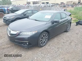 2015 Acura TLX Advance with VIN 19UUB3F72FA005092, listed as a IAAI auction lot 42508850 with 110,853 mi miles and . Bid and sale history available at DreamBid. Image 2.