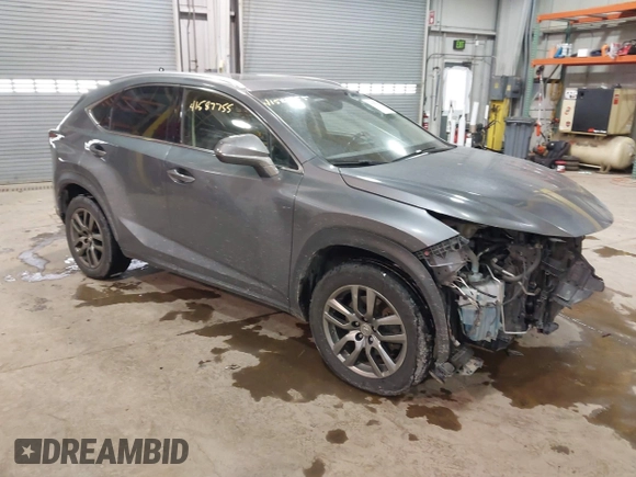 2015 Lexus NX 200t with VIN JTJYARBZ6F2016343, listed as a IAAI auction lot 41587755 with 120,311 mi miles. Bid and sale history available at carsss.com. Image 1.