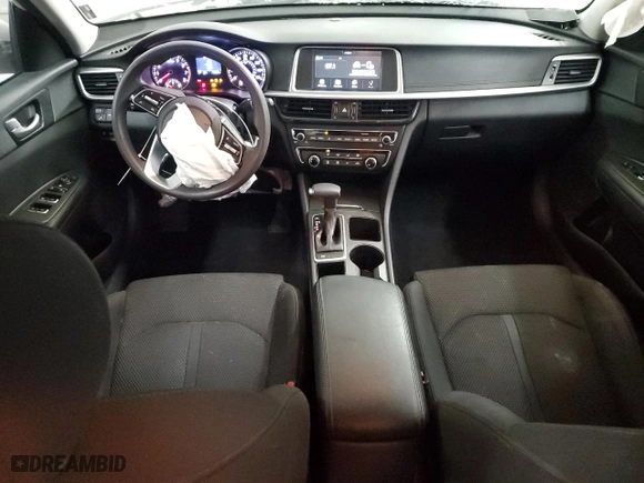 2019 Kia Optima LX with VIN 5XXGT4L32KG335040, listed as a Copart auction lot 50578925 with 114,284 mi miles and Salvage Title. Bid and sale history available at carsss.com. Image 8.