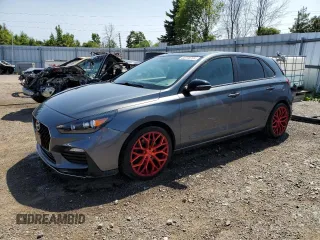 2020 Hyundai Elantra GT N Line with VIN KMHH55LC5LU123907, listed as a Copart auction lot 63770704 with 108,649 mi miles and Clean Title. Bid and sale history available at carsss.com. Image 1.