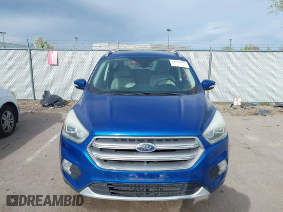 2017 Ford Escape Titanium with VIN 1FMCU0JD1HUA30076, listed as a IAAI auction lot 42024777 with 110,467 mi miles. Bid and sale history available at carsss.com. Image 12.