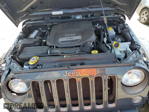 2018 Jeep Wrangler JK Unlimited Golden Eagle with VIN 1C4BJWDG4JL881205, listed as a Copart auction lot 60770374 with 53,350 mi miles and Salvage Title. Bid and sale history available at carsss.com. Image 12.