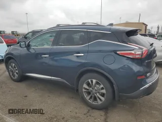 2017 Nissan Murano SV with VIN 5N1AZ2MG1HN114550, listed as a Copart auction lot 80918854 with 158,753 mi miles and Salvage Title. Bid and sale history available at carsss.com. Image 2.
