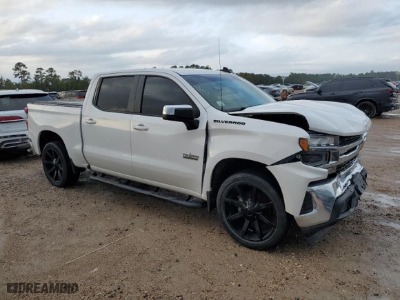 2019 Chevrolet Silverado 1500 LT with VIN 3GCPWCEK3KG199889, listed as a Copart auction lot 80973804 with 58,232 mi miles and Salvage Title. Bid and sale history available at carsss.com. Image 4.
