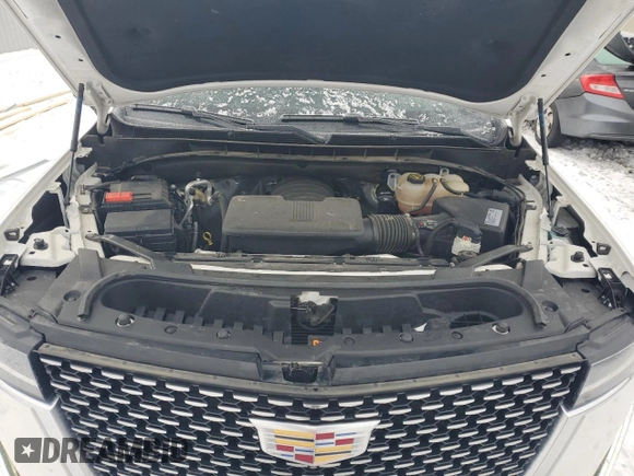 2021 Cadillac Escalade Premium Luxury with VIN 1GYS4BKL4MR414197, listed as a Copart auction lot 88093605 with 63,196 mi miles and Salvage title. Bid and sale history available at DreamBid. Image 12.