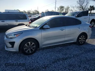 2022 Kia Rio S with VIN 3KPA24AD0NE458434, listed as a Copart auction lot 48639305 with 34,895 mi miles and Non Repairable. Bid and sale history available at carsss.com. Image 1.