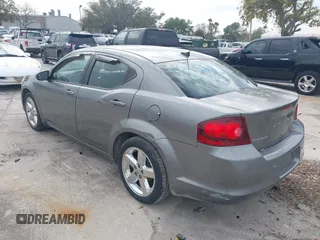 2013 Dodge Avenger with VIN 1C3CDZAB8DN688235, listed as a IAAI auction lot 41713541 with 59,155 mi miles and . Bid and sale history available at DreamBid. Image 3.