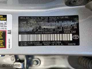 2022 Toyota Avalon XLE with VIN 4T1JZ1FB4NU077717, listed as a Copart auction lot 82772264 with 47,926 mi miles and Salvage Title. Bid and sale history available at carsss.com. Image 12.
