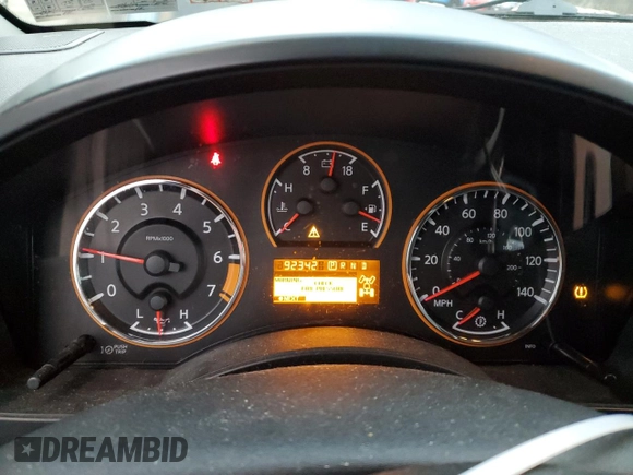 2015 Nissan Titan Pro-4X with VIN 1N6AA0EC2FN501632, listed as a Copart auction lot 84063524 with 92,342 mi miles and Salvage title. Bid and sale history available at DreamBid. Image 9.