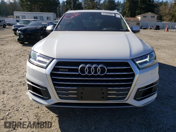 2019 Audi Q7 Premium with VIN WA1AHAF75KD027420, listed as a Copart auction lot 47352955 with 61,631 mi miles and Salvage title. Bid and sale history available at DreamBid. Image 5.