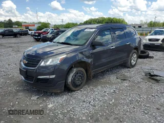 2017 Chevrolet Traverse LS z VIN 1GNKRFED6HJ148244, wystawiony jako Copart lot #56743215 z przebiegiem 151 307 mil mil oraz Szkoda całkowita • Salvage title. Historia ofert i sprzedaży dostępna na DreamBid. Obrazek 1.