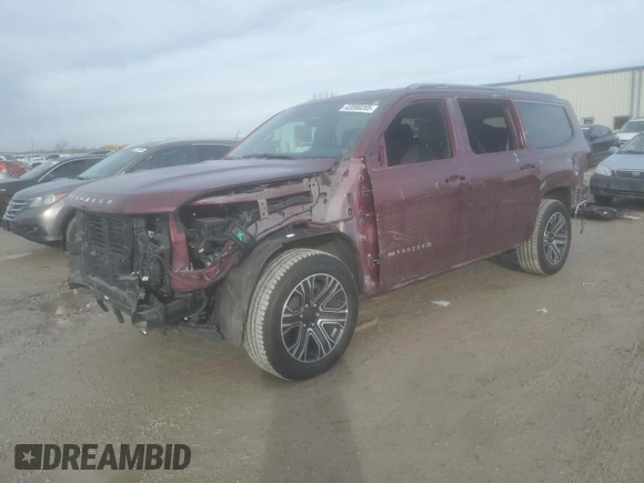 2023 Jeep Wagoneer Series II с VIN 1C4SJSBP8PS543932, выставлен на аукционе Copart как лот 43590285 с пробегом 26 736 миль миль и Списание • Salvage title. История ставок и продаж доступна на DreamBid. Изображение 1.
