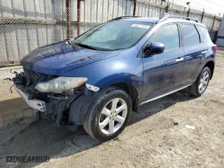 2009 Nissan Murano LE with VIN JN8AZ18W19W105427, listed as a Copart auction lot 45677415 with 177,682 mi miles and Salvage Title. Bid and sale history available at carsss.com. Image 1.
