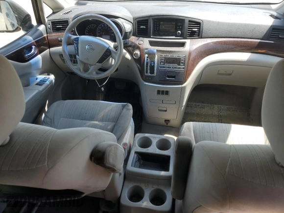 2011 Nissan Quest SL with VIN JN8AE2KP0B9010025, listed as a Copart auction lot 56332935 with 144,538 mi miles and Clean title. Bid and sale history available at DreamBid. Image 8.