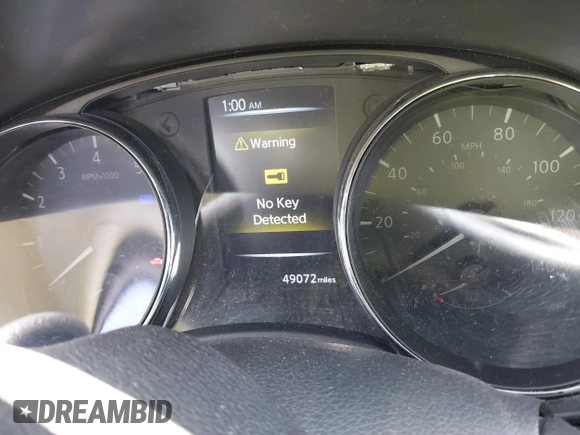 2017 Nissan Rogue S with VIN 5N1AT2MT5HC876175, listed as a IAAI auction lot 39318670 with 49,072 mi miles. Bid and sale history available at carsss.com. Image 7.
