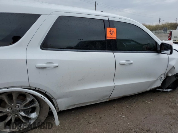 2019 Dodge Durango GT with VIN 1C4RDJDG4KC821225, listed as a Copart auction lot 52054535 with 53,841 mi miles and Salvage title. Bid and sale history available at DreamBid. Image 12.