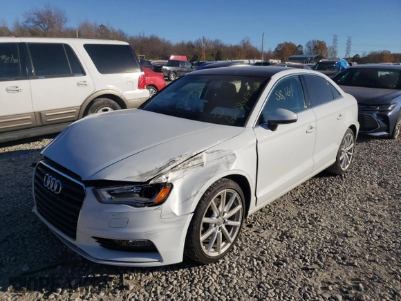 2015 Audi A3 1.8T Premium Plus with VIN WAUCCGFF1F1007242, listed as a Copart auction lot 66384951 with 58,164 mi miles. Bid and sale history available at carsss.com. Image 2.