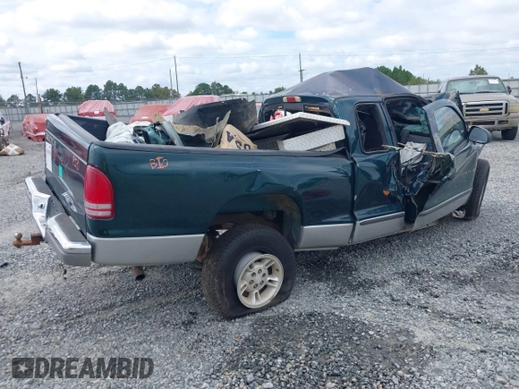 1997 Dodge Dakota with VIN 1B7GL23X3VS179026, listed as a IAAI auction lot 40269308 with 1 mi miles. Bid and sale history available at carsss.com. Image 4.