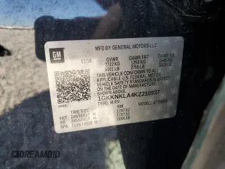 2019 GMC Acadia SLE with VIN 1GKKNKLA4KZ210937, listed as a Copart auction lot 49318225 with 99,500 mi miles and Non Repairable. Bid and sale history available at carsss.com. Image 13.