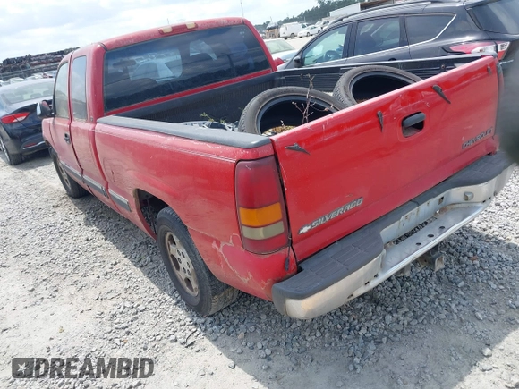 2001 Chevrolet Silverado 1500 LS with VIN 2GCEC19TX11196681, listed as a IAAI auction lot 42063590 with Not Provided miles and . Bid and sale history available at DreamBid. Image 3.