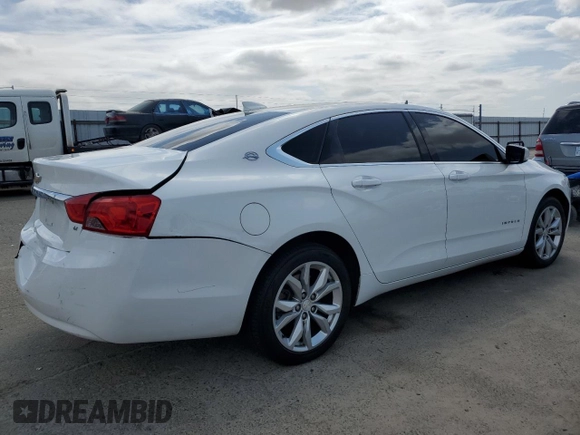 2017 Chevrolet Impala LT with VIN 1G1105SA6HU212292, listed as a Copart auction lot 53299175 with 186,530 mi miles and Salvage Title. Bid and sale history available at DreamBid. Image 3.
