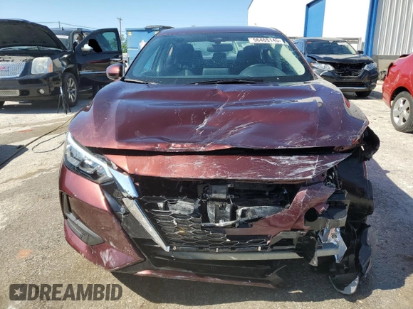 2021 Nissan Sentra SV with VIN 3N1AB8CV3MY321324, listed as a Copart auction lot 56465145 with 59,546 mi miles and Non repairable. Bid and sale history available at DreamBid. Image 5.