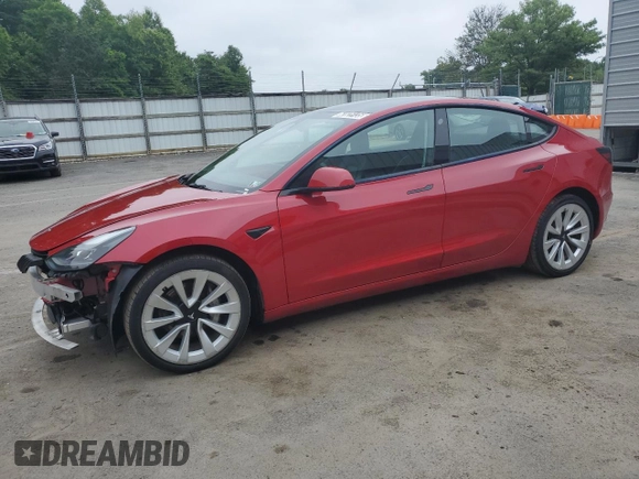 2023 Tesla Model 3 with VIN 5YJ3E1EA6PF437390, listed as a Copart auction lot 62825135 with 115,121 mi miles and Clean title. Bid and sale history available at DreamBid. Image 1.