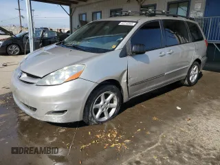 2007 Toyota Sienna CE with VIN 5TDZK23C57S061905, listed as a Copart auction lot 52210365 with 199,591 mi miles and Salvage Title. Bid and sale history available at carsss.com. Image 1.