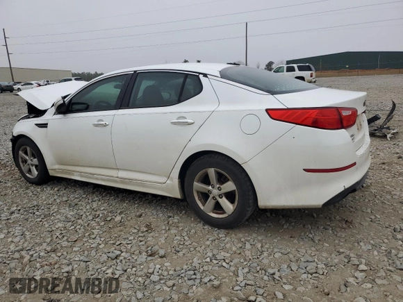 2014 Kia Optima LX with VIN 5XXGM4A71EG275842, listed as a Copart auction lot 44703965 with 153,169 mi miles and Salvage Title. Bid and sale history available at carsss.com. Image 2.