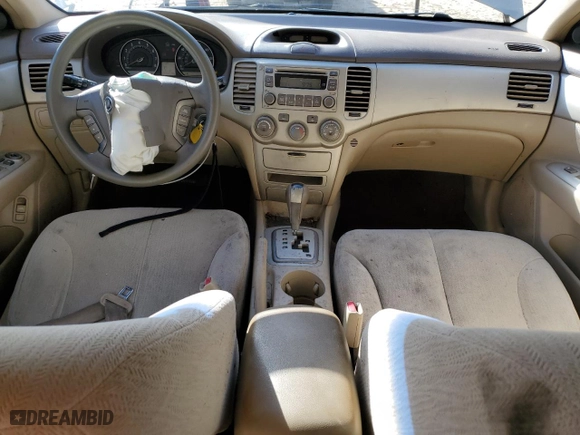 2008 Kia Optima LX with VIN KNAGE123685246267, listed as a Copart auction lot 48325625 with 209,219 mi miles and Salvage Title. Bid and sale history available at carsss.com. Image 8.