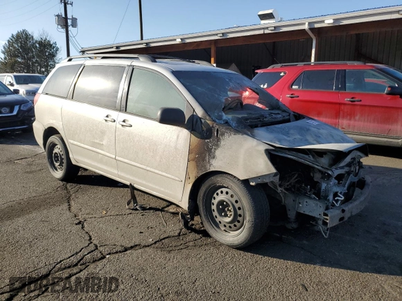 2008 Toyota Sienna XLE with VIN 5TDBK22C18S019252, listed as a Copart auction lot 47625775 with 0 mi miles and Non Repairable. Bid and sale history available at carsss.com. Image 4.
