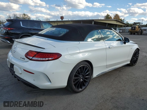 2018 Mercedes-Benz C 43 AMG with VIN WDDWK6EB5JF681780, listed as a Copart auction lot 75207094 with 91,484 mi miles and Salvage title. Bid and sale history available at DreamBid. Image 3.
