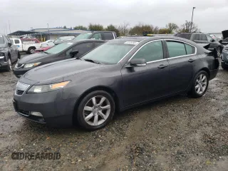 2012 Acura TL Tech Auto with VIN 19UUA8F59CA002104, listed as a Copart auction lot 49138385 with 127,319 mi miles and Salvage Title. Bid and sale history available at carsss.com. Image 1.