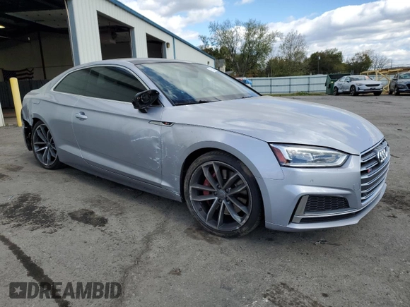2018 Audi S5 Prestige z VIN WAUR4AF51JA093401, wystawiony jako Copart lot #75174444 z przebiegiem 67 483 mil mil oraz Szkoda całkowita • Salvage title. Historia ofert i sprzedaży dostępna na DreamBid. Obrazek 4.