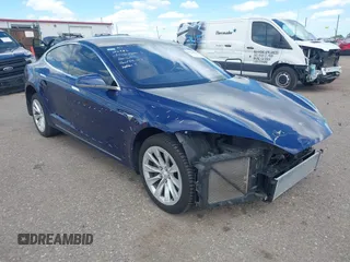 2016 Tesla Model S 70 with VIN 5YJSA1E18GF174200, listed as a IAAI auction lot 42274415 with 65,231 mi miles and . Bid and sale history available at DreamBid. Image 1.