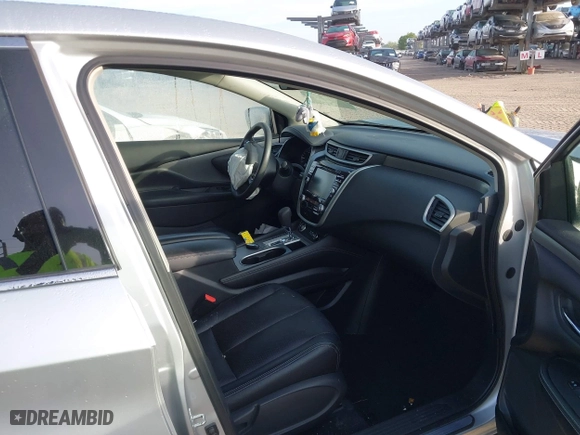 2019 Nissan Murano S with VIN 5N1AZ2MJ4KN160974, listed as a IAAI auction lot 41885386 with 46,928 mi miles. Bid and sale history available at carsss.com. Image 5.