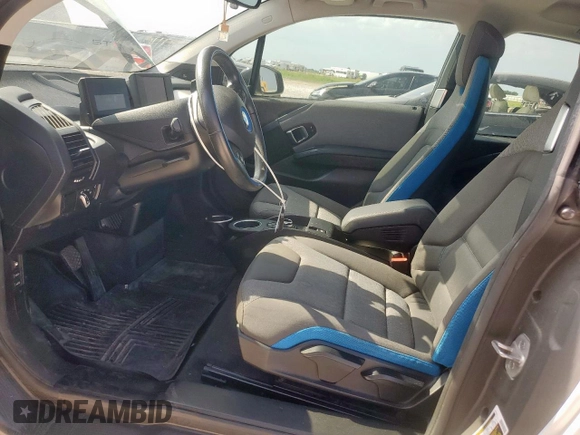 2017 BMW i3 with VIN WBY1Z8C38HV894714, listed as a Copart auction lot 57520835 with 45,860 mi miles and Salvage title. Bid and sale history available at DreamBid. Image 7.