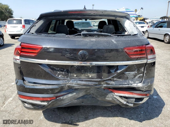 2021 Volkswagen Atlas Cross Sport 3.6L V6 SE w/Technology with VIN 1V2WE2CA9MC238900, listed as a Copart auction lot 71105294 with 0 mi miles and Salvage Title. Bid and sale history available at carsss.com. Image 6.