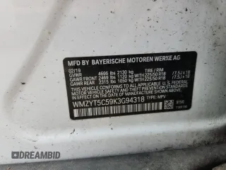2019 MINI Countryman Cooper S с VIN WMZYT5C59K3G94318, выставлен на аукционе Copart как лот 64745385 с пробегом 38 342 миль миль и Списание • Salvage title. История ставок и продаж доступна на DreamBid. Изображение 14.