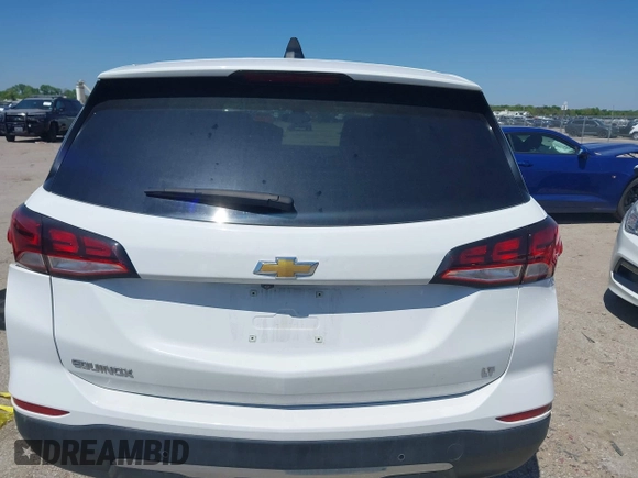 2024 Chevrolet Equinox LT with VIN 3GNAXKEG0RS177209, listed as a IAAI auction lot 41978401 with 16,631 mi miles and . Bid and sale history available at DreamBid. Image 16.