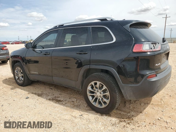 2020 Jeep Cherokee Latitude Plus with VIN 1C4PJMLB1LD601897, listed as a Copart auction lot 56105685 with 77,721 mi miles and Salvage title. Bid and sale history available at DreamBid. Image 2.